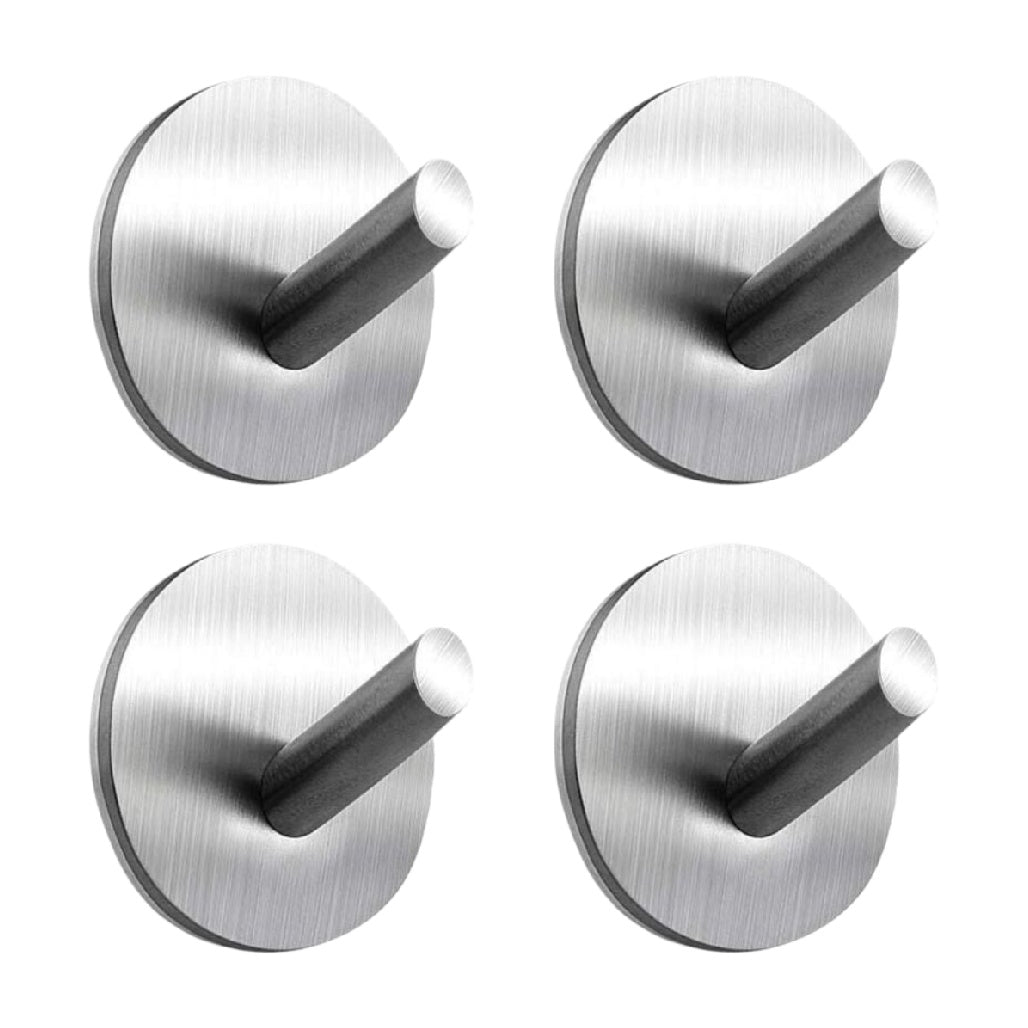 Crochets muraux en acier inoxydable pour espace de rangement - 5 x 5 x 6