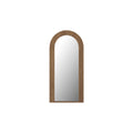 Miroir arqué pour décoration intérieure en bois - 40 x 80 x 2