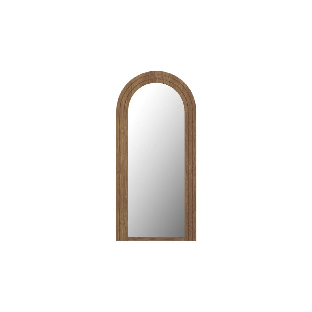 Miroir arqué pour décoration intérieure en bois - 40 x 80 x 2