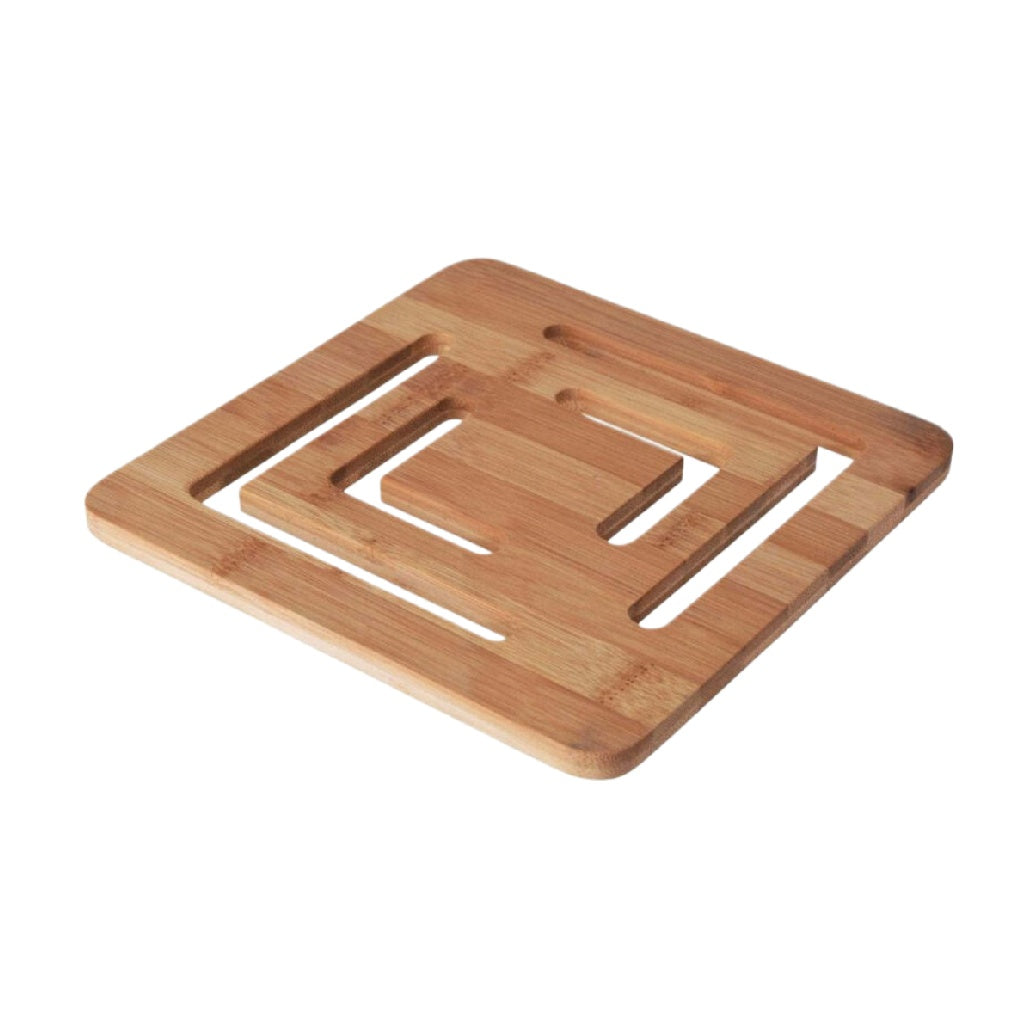 Planche de découpe en bambou pour usage culinaire - 30 x 30 x 2