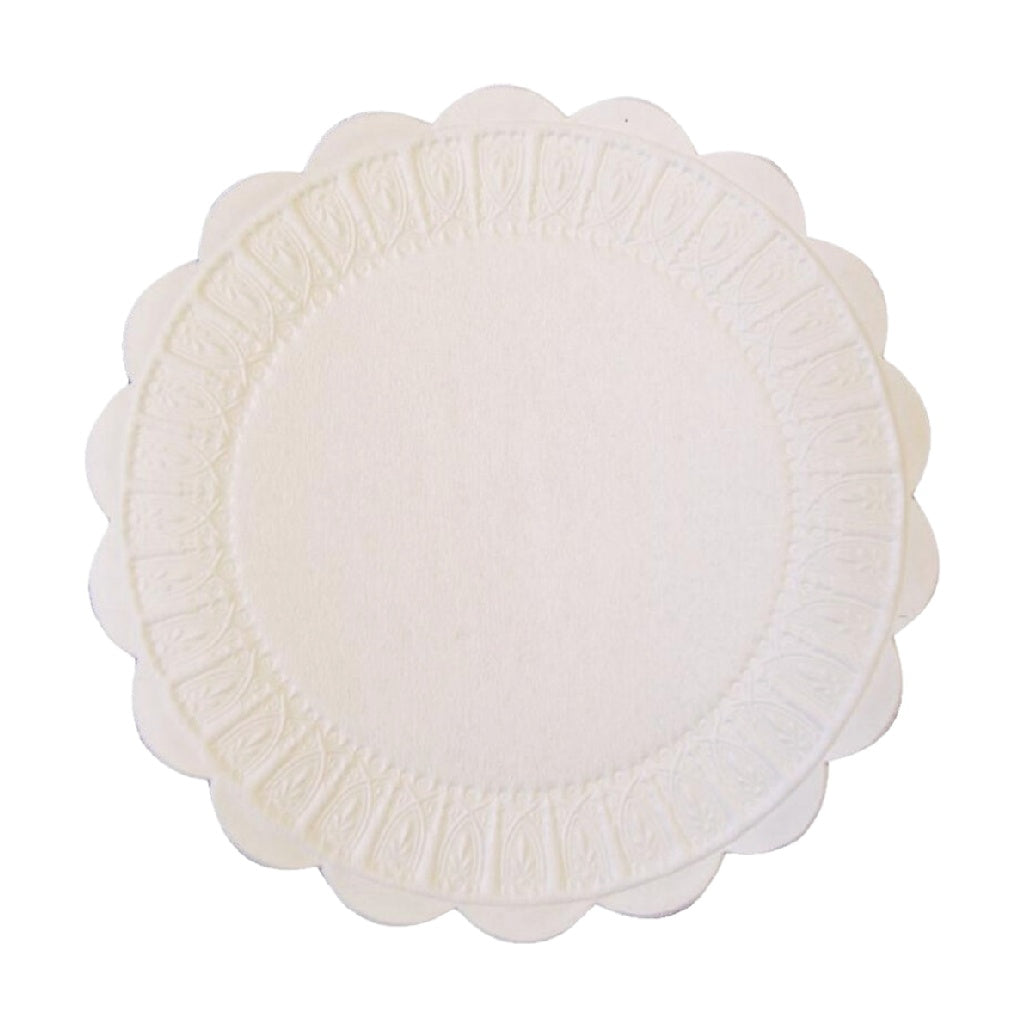 Nappe ronde en tissu coton pour décoration de table - 30 x 30 x 0.5